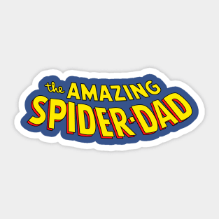 the amazing spider-dad Sticker